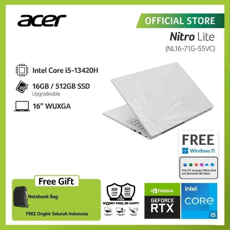 Laptop Acer Gaming Nitro Lite 16 NL16 71G 71UJ - NH.D59SV.002 (i7 13620H, 16GB, 512GB, RTX 3050 6GB, Full HD+ 165Hz, Win11) - Giá rẻ nhất hôm nay - Ảnh 28