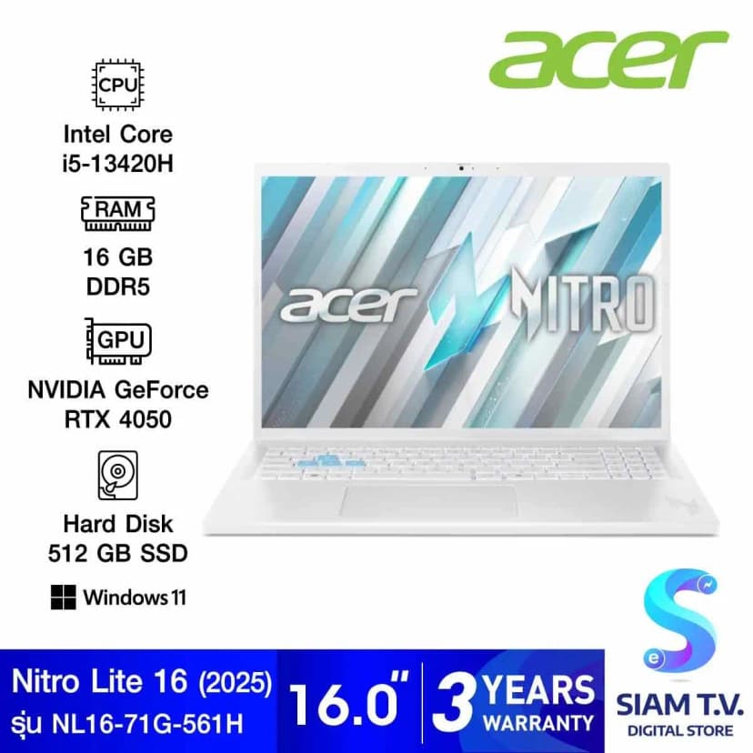 Laptop Acer Gaming Nitro Lite 16 NL16 71G 71UJ - NH.D59SV.002 (i7 13620H, 16GB, 512GB, RTX 3050 6GB, Full HD+ 165Hz, Win11) - Giá rẻ nhất hôm nay - Ảnh 47