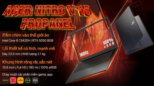 Top 1 so sánh giá Laptop Acer Gaming Nitro ProPanel ANV15 52 72BM - NH.QZ9SV.004 (i7 13620H, 16GB, 512GB, RTX5050 8GB, Full HD 180Hz, Win11) - Tìm sản phẩm giá rẻ nhất - Ảnh 30