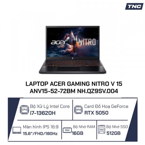 Top 1 so sánh giá Laptop Acer Gaming Nitro ProPanel ANV15 52 72BM - NH.QZ9SV.004 (i7 13620H, 16GB, 512GB, RTX5050 8GB, Full HD 180Hz, Win11) - Tìm sản phẩm giá rẻ nhất - Ảnh 71