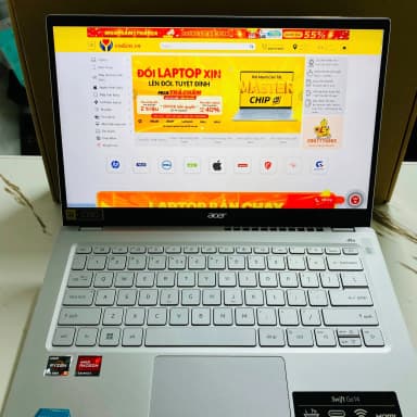 Laptop Acer Swift Go 14 41 R251 - NX.KG3SV.005 (R5 7430U, 16GB, 1TB, Full HD, Win11) - 17