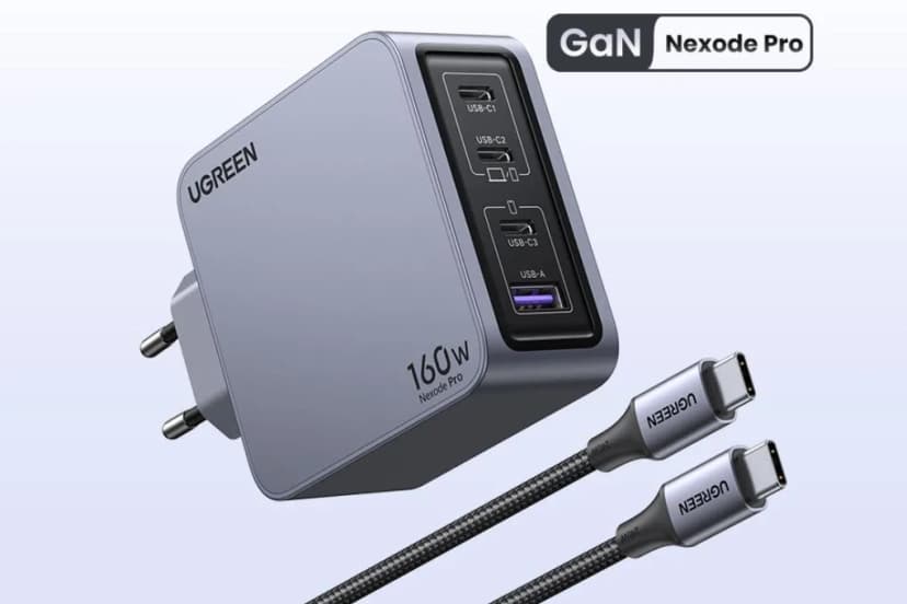 Bộ sạc nhanh 4 cổng USB Type-C QC3.0 PD 160W Ugreen Nexode Pro X763 25877 kèm Cáp Type C - Type C - Giá rẻ nhất hôm nay - Ảnh 2