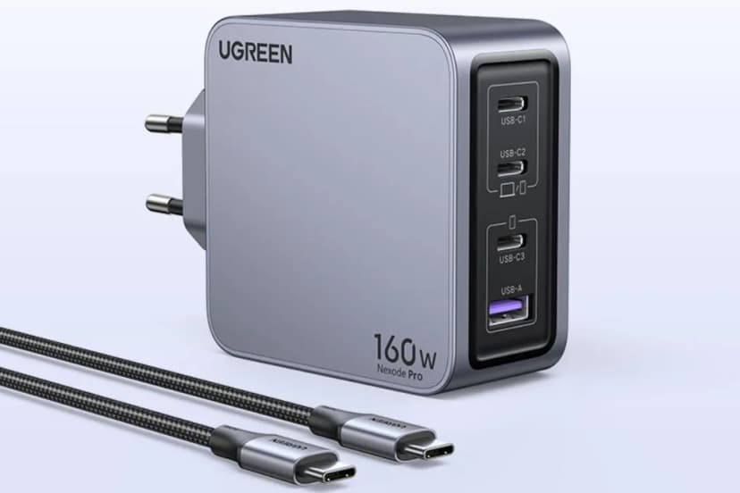 Bộ sạc nhanh 4 cổng USB Type-C QC3.0 PD 160W Ugreen Nexode Pro X763 25877 kèm Cáp Type C - Type C - Giá rẻ nhất hôm nay - Ảnh 3