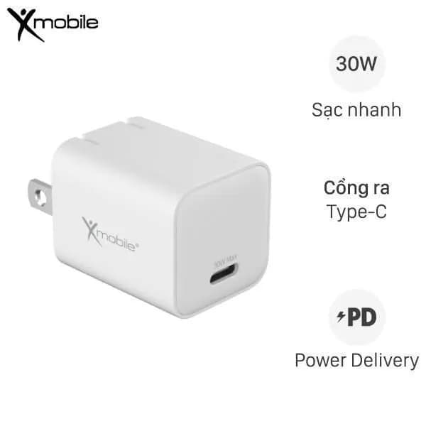 Sạc nhanh Type-C PD 30W Xmobile DS051A - Giá rẻ nhất hôm nay - Ảnh 1