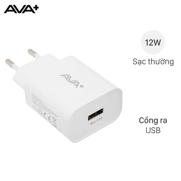 Sạc USB 12W AVA+ CS-TC021 - Ảnh 9