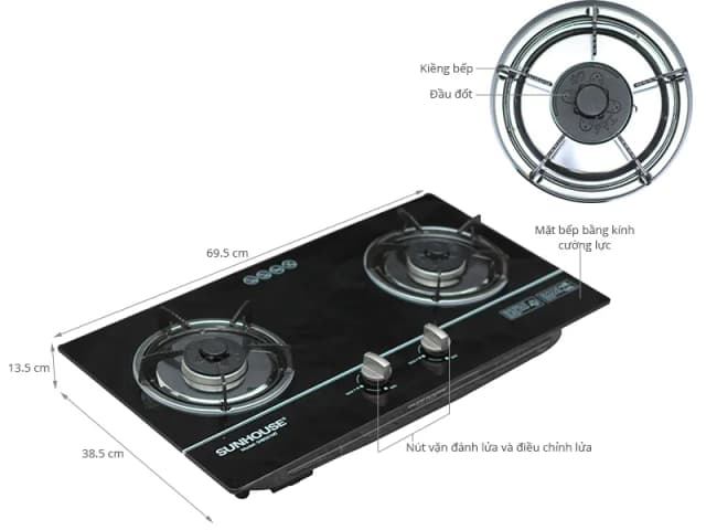 So sánh giá Bếp ga âm Sunhouse SHB501MT rẻ nhất? - Ảnh 9