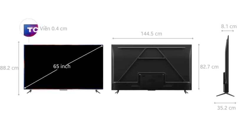 So sánh giá Google Tivi TCL 4K 65 inch 65P737 - Tìm sản phẩm giá rẻ nhất - Ảnh 15