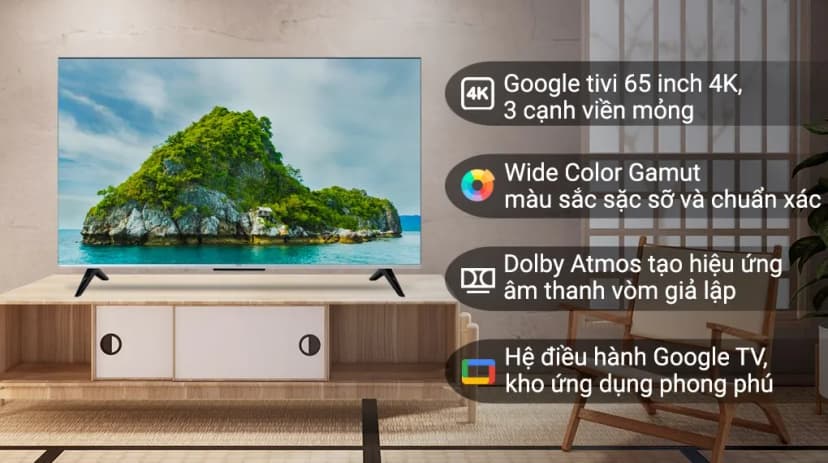 So sánh giá Google Tivi TCL 4K 65 inch 65P737 - Tìm sản phẩm giá rẻ nhất - Ảnh 4