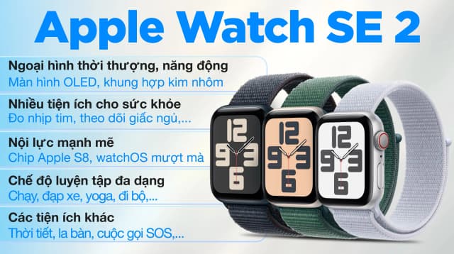 Top 1 so sánh giá Apple Watch SE 2 2023 GPS 44mm viền nhôm dây vải - Tìm sản phẩm giá rẻ nhất - Ảnh 6