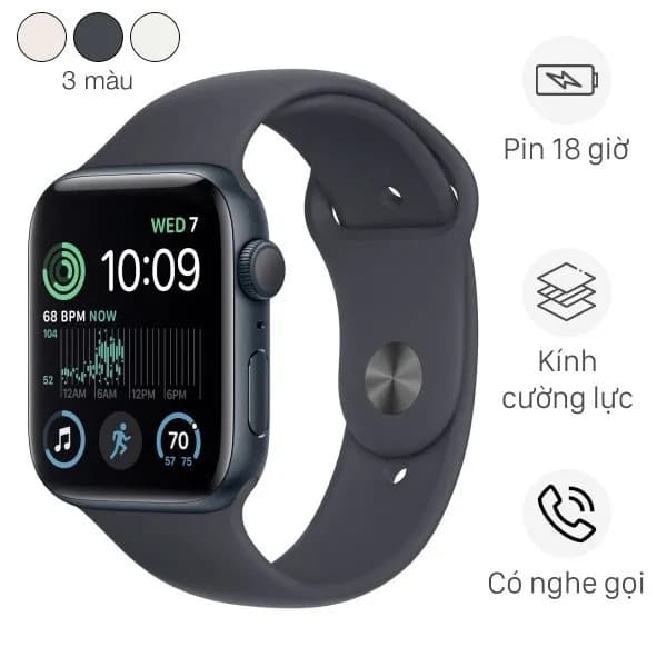 Apple Watch SE 3 GPS + Cellular 44mm viền nhôm dây thể thao - Giá rẻ nhất hôm nay - Ảnh 17