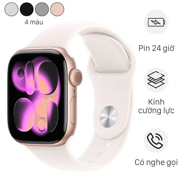 So sánh giá Apple Watch Series 11 GPS + Cellular 42mm viền nhôm dây thể thao rẻ nhất? - Ảnh 3