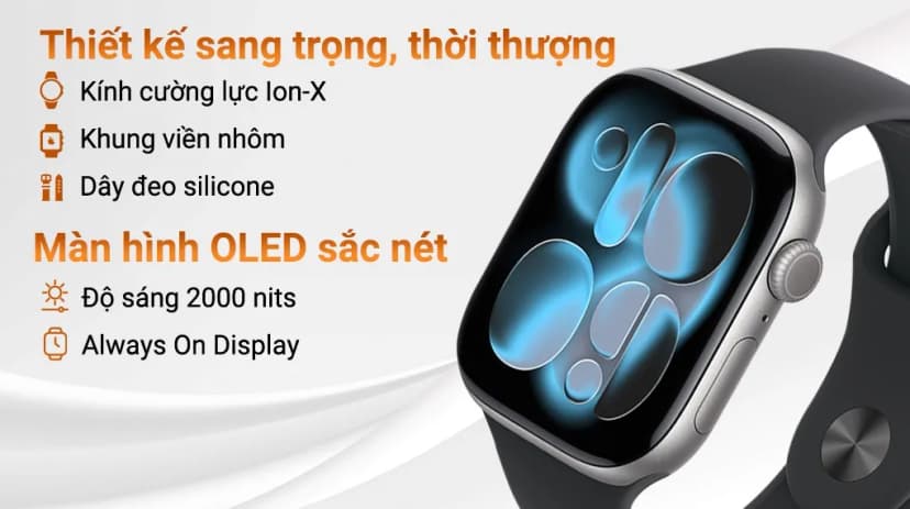 So sánh giá Apple Watch Series 11 GPS + Cellular 42mm viền nhôm dây thể thao - Tìm sản phẩm giá rẻ nhất - Ảnh 9