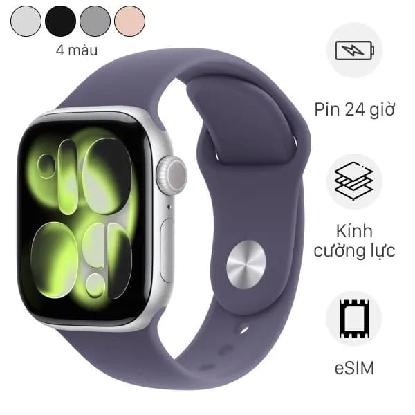 So sánh giá Apple Watch Series 11 GPS + Cellular 46mm viền nhôm dây thể thao rẻ nhất? - Ảnh 2