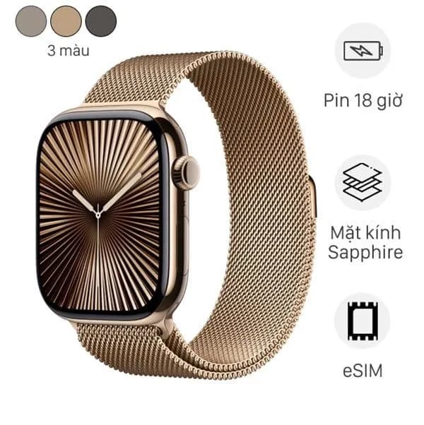 So sánh giá Apple Watch Series 11 GPS + Cellular 46mm viền Titanium dây thể thao rẻ nhất? - Ảnh 20