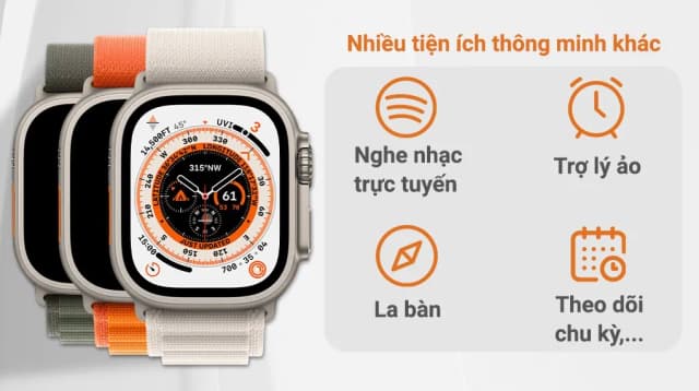 Top 1 so sánh giá Đồng hồ thông minh Apple Watch Ultra 2 GPS + Cellular 49mm viền Titanium dây Alpine - Tìm sản phẩm giá rẻ nhất - Ảnh 9