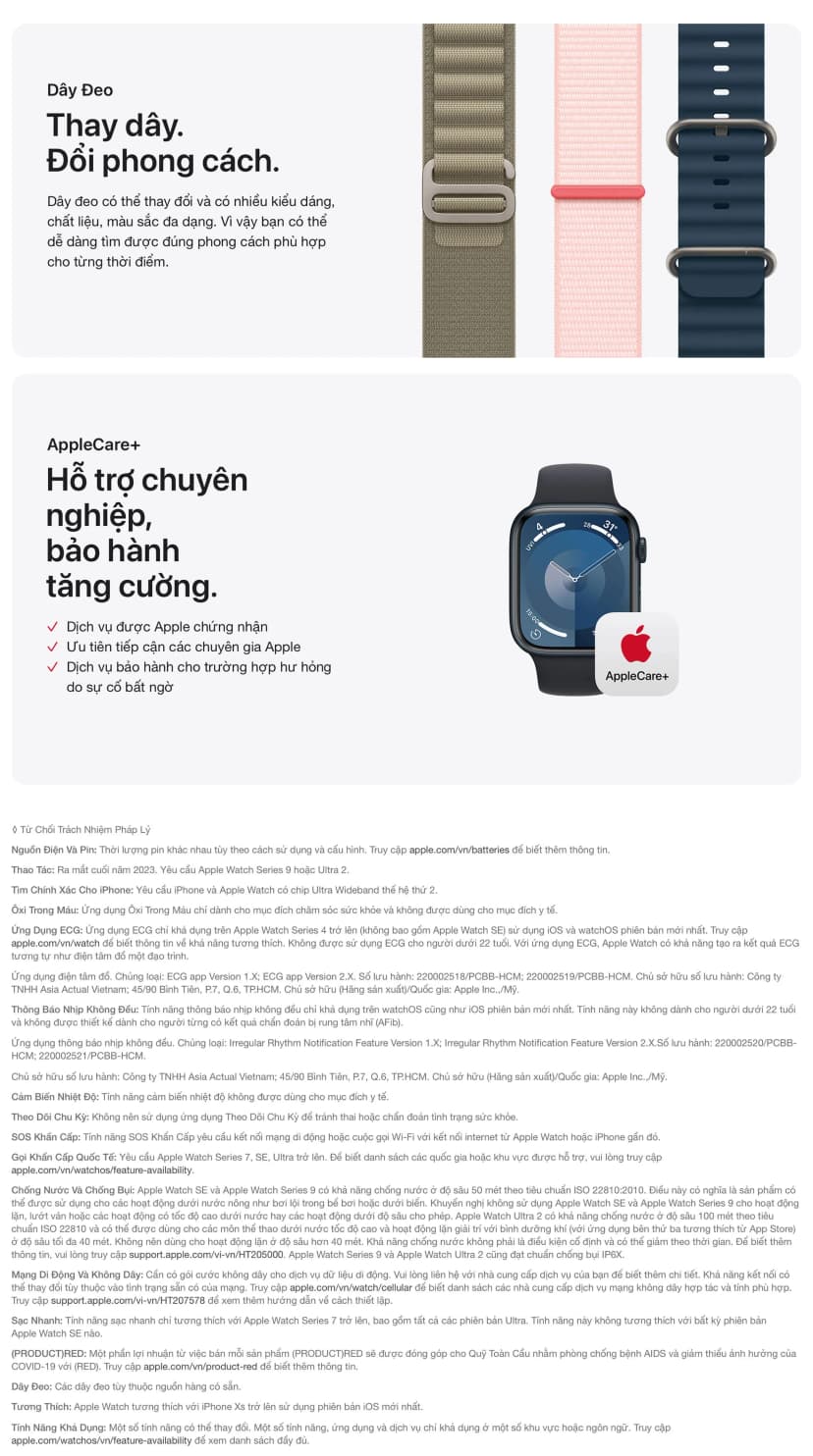 So sánh giá Apple Watch Ultra 2 GPS + Cellular 49mm viền Titanium dây Ocean - Tìm sản phẩm giá rẻ nhất - Ảnh 82