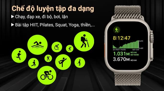So sánh giá Apple Watch Ultra 3 GPS + Cellular 49mm viền Titanium dây Milan rẻ nhất? - Ảnh 15