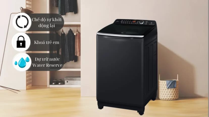 Máy giặt Aqua 11 kg AQW-FR110JT BK - Giá rẻ nhất hôm nay - Ảnh 5