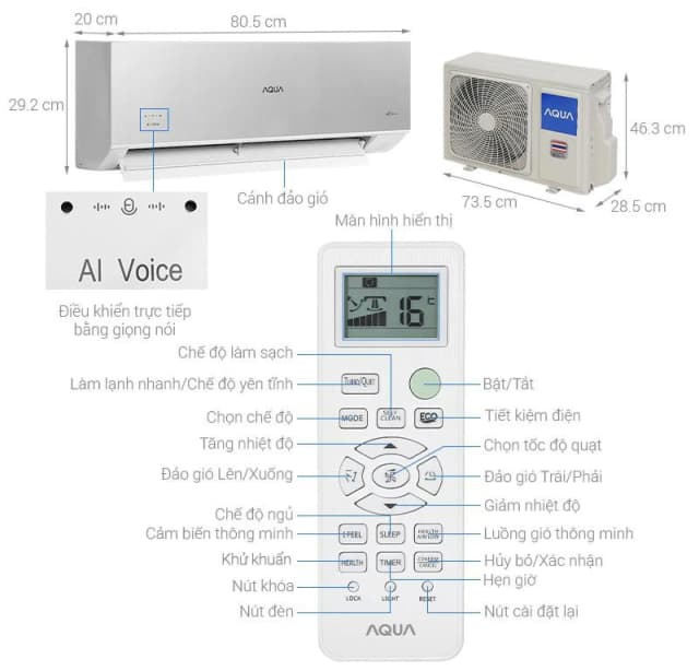 So sánh giá Máy lạnh Aqua Inverter 1 HP AQA-RUV10VS rẻ nhất? - Ảnh 5