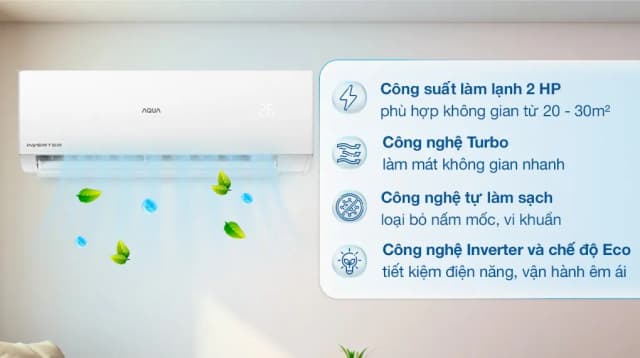 So sánh giá Máy lạnh AQUA Inverter 2 HP AQA-RV18QE rẻ nhất? - Ảnh 9