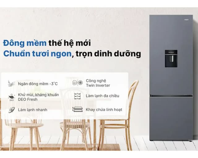 So sánh giá Tủ lạnh Aqua Inverter 292 lít AQR-B360MA(WSL) rẻ nhất? - Ảnh 17