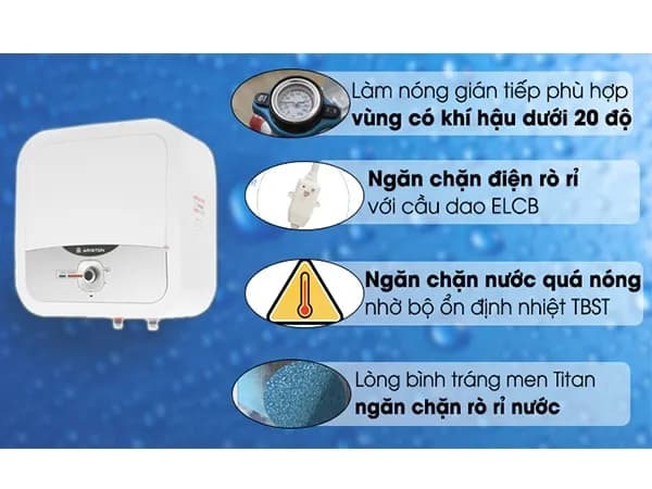 So sánh giá Máy nước nóng gián tiếp Ariston 30 lít 2500W AN2 30 RS 2.5 FE rẻ nhất? - Ảnh 12