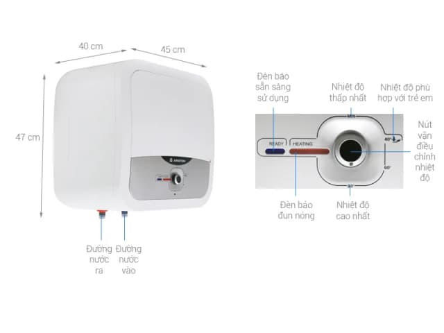 So sánh giá Máy nước nóng gián tiếp Ariston 30 lít 2500W AN2 30 RS 2.5 FE rẻ nhất? - Ảnh 6