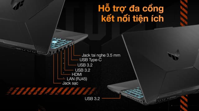 Laptop Asus TUF Gaming A15 FA506NFR - HN113W (R7 7435HS, 16GB, 512GB, RTX 2050 4GB, Full HD 144Hz, Win11) - 13