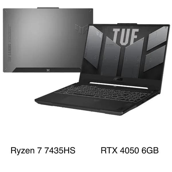Laptop Asus TUF Gaming A15 FA507NUR - LP057W (R7 7435HS, 16GB, 512GB, RTX 4050 6GB, Full HD 144Hz, Win11) - 2