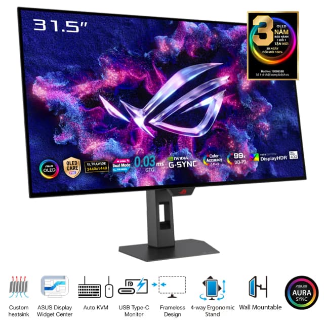 So sánh giá Màn hình Gaming Asus ROG Strix XG32UCWMG (32 inch 4K, WOLED, 240Hz, 0.03ms) rẻ nhất? - Ảnh 2