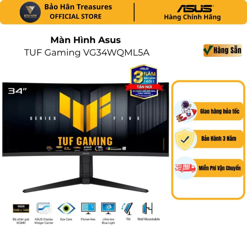 So sánh giá Màn hình Gaming Asus TUF VG34WQML5A (34 inch, WQHD, VA, 250Hz, 1ms) - Tìm sản phẩm giá rẻ nhất - Ảnh 2