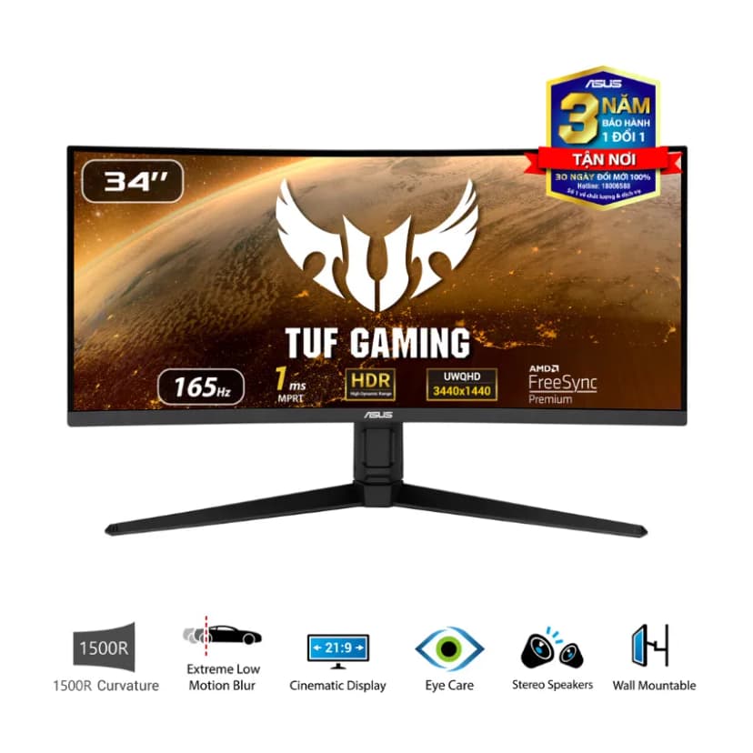 So sánh giá Màn hình Gaming Asus TUF VG34WQML5A (34 inch, WQHD, VA, 250Hz, 1ms) - Tìm sản phẩm giá rẻ nhất - Ảnh 13
