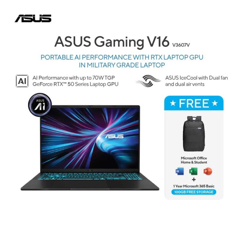Laptop Asus Gaming V16 V3607VJ - RP071W (Core 5 210H, 16GB, 512GB, RTX 3050 6GB, WUXGA 144Hz, Win11) - Giá rẻ nhất hôm nay - Ảnh 13