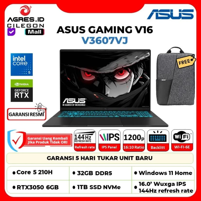 Laptop Asus Gaming V16 V3607VJ - RP071W (Core 5 210H, 16GB, 512GB, RTX 3050 6GB, WUXGA 144Hz, Win11) - Giá rẻ nhất hôm nay - Ảnh 15