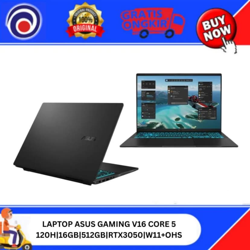 Laptop Asus Gaming V16 V3607VJ - RP071W (Core 5 210H, 16GB, 512GB, RTX 3050 6GB, WUXGA 144Hz, Win11) - Giá rẻ nhất hôm nay - Ảnh 3