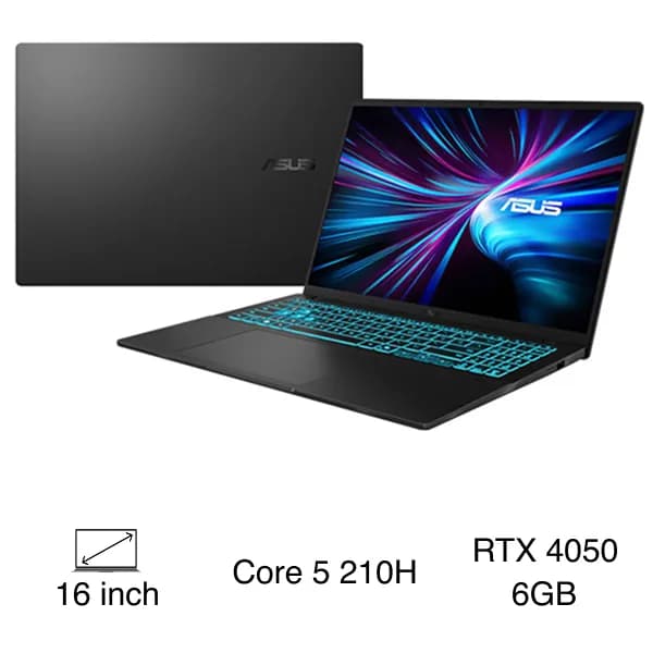 Laptop Asus Gaming V16 V3607VU - RP192W (Core 5 210H, 16GB, 512GB, RTX 4050 6GB, WUXGA 144Hz, Win11) - 1