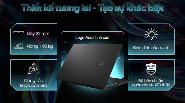 Laptop Asus Gaming V16 V3607VU - RP192W (Core 5 210H, 16GB, 512GB, RTX 4050 6GB, WUXGA 144Hz, Win11) - 4