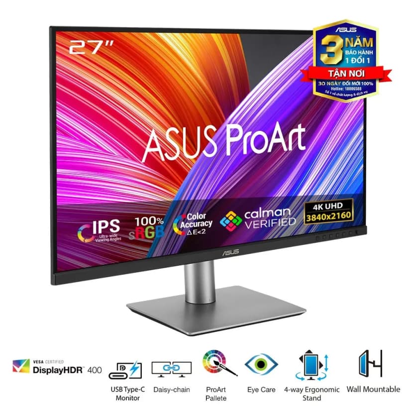Màn hình Asus ProArt PA279CRV (27 inch, 4K, IPS, 60Hz, 5ms) - Giá rẻ nhất hôm nay - Ảnh 1
