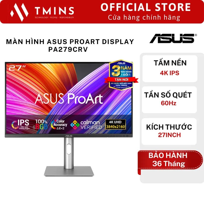 Màn hình Asus ProArt PA279CRV (27 inch, 4K, IPS, 60Hz, 5ms) - Giá rẻ nhất hôm nay - Ảnh 2