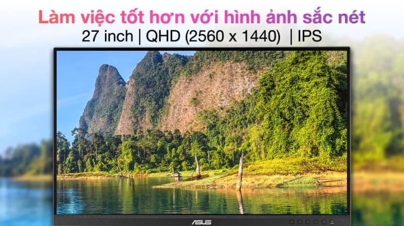 Màn hình Asus ProArt PA278QV 27 inch 2K IPS/75Hz/5ms - Giá rẻ nhất hôm nay - Ảnh 4