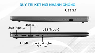 Laptop Asus Vivobook S14 S3407CA - LY095WS (Ultra 5 225H, 16GB, 512GB, WUXGA, OfficeH24+365, Win11) - 14