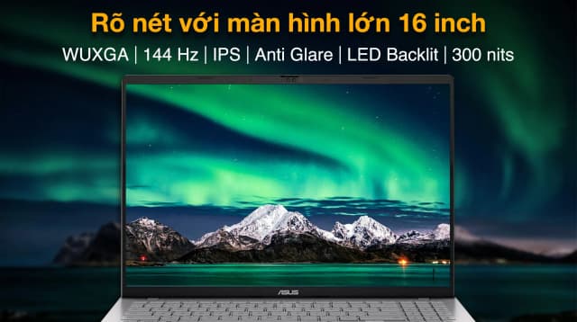 Laptop Asus Vivobook S16 S3607VA - RP055WS (i5 13420H, 16GB, 512GB, WUXGA 144Hz, OfficeH24+365, Win11) - 5