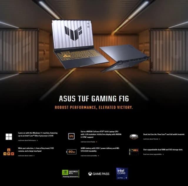 Top 1 so sánh giá Laptop Asus TUF Gaming F16 FX608JHR - RV160W (i5 14450HX, 16GB, 512GB, RTX 5050 8GB, WUXGA 165Hz, Win11) - Tìm sản phẩm giá rẻ nhất - Ảnh 8
