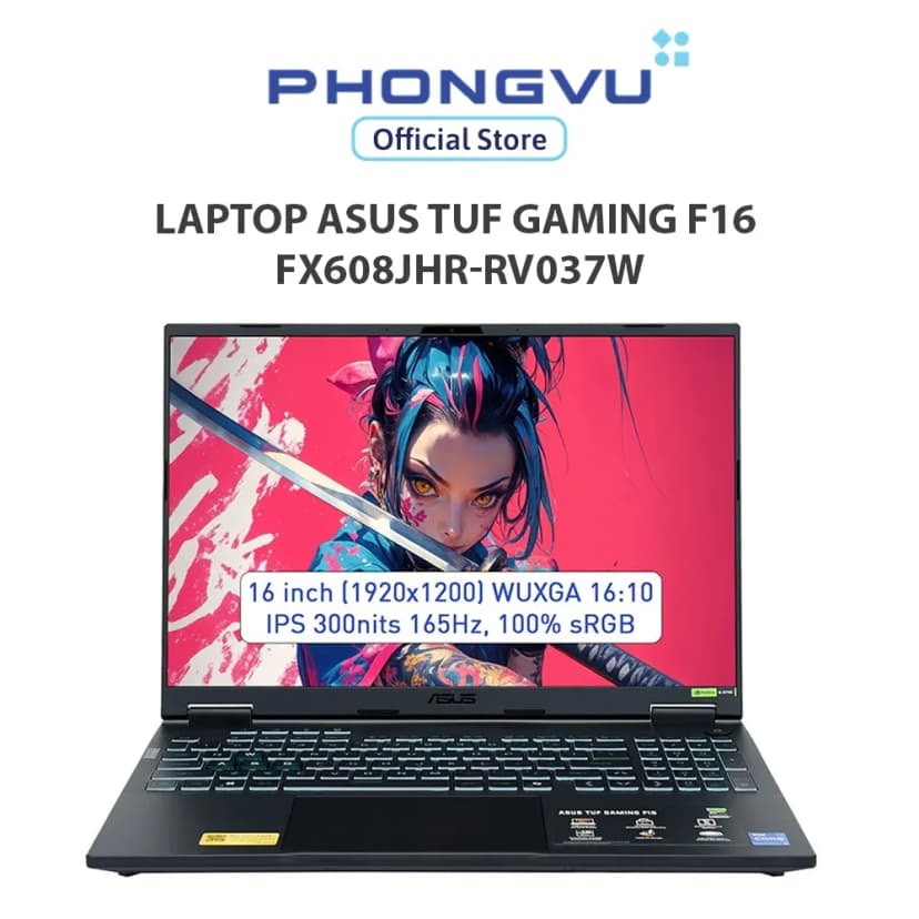Laptop Asus TUF Gaming F16 FX608JHR - RV037W (i7 14650HX, 16GB, 1TB, RTX 5050 8GB, WUXGA 165Hz, Win11) - Giá rẻ nhất hôm nay - Ảnh 4
