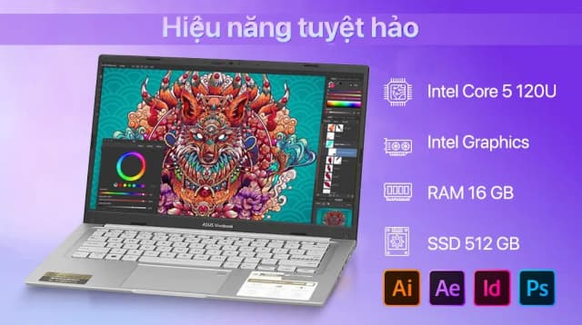 So sánh giá Laptop Asus Vivobook 14 X1404VA - EB155W (Core 5 120U, 16GB, 512GB, Full HD, Win11) rẻ nhất? - Ảnh 18