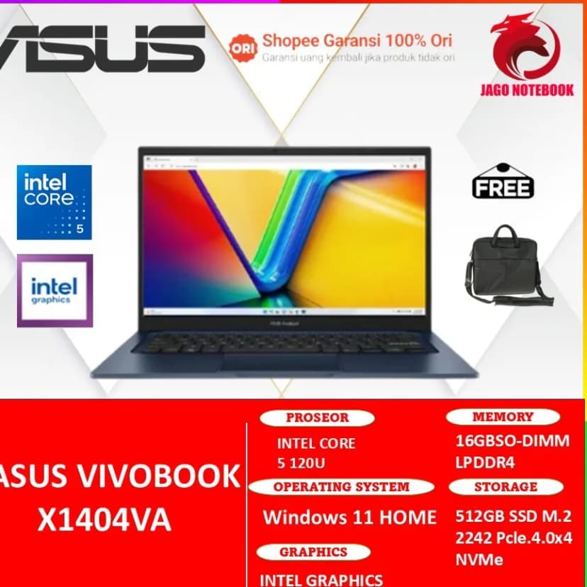 Laptop Asus Vivobook 14 X1404VA - EB260W (Core 5 120U, 16GB, 512GB, Full HD, Win11) - Giá rẻ nhất hôm nay - Ảnh 3