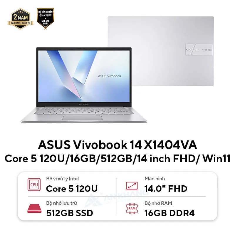 Laptop Asus Vivobook 14 X1404VA - EB260W (Core 5 120U, 16GB, 512GB, Full HD, Win11) - Giá rẻ nhất hôm nay - Ảnh 7