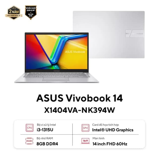 Laptop Asus Vivobook 14 X1404VA - EB155WS (Core 5 120U, 16GB, 512GB, Full HD, OfficeH24+365, Win11) - 18