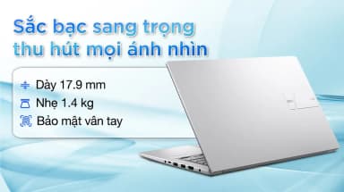 Laptop Asus Vivobook 14 X1404V - NK050W (i5 1335U, 16GB, 512GB, Full HD, Win11) - 2