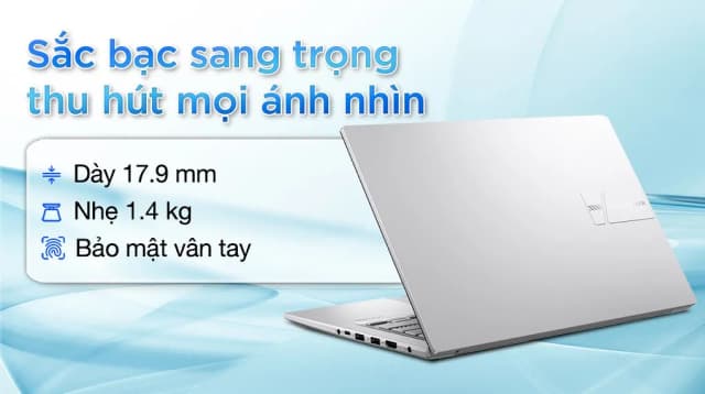 Laptop Asus Vivobook 14 X1404V - NK050W (i5 1335U, 16GB, 512GB, Full HD, Win11) - 2